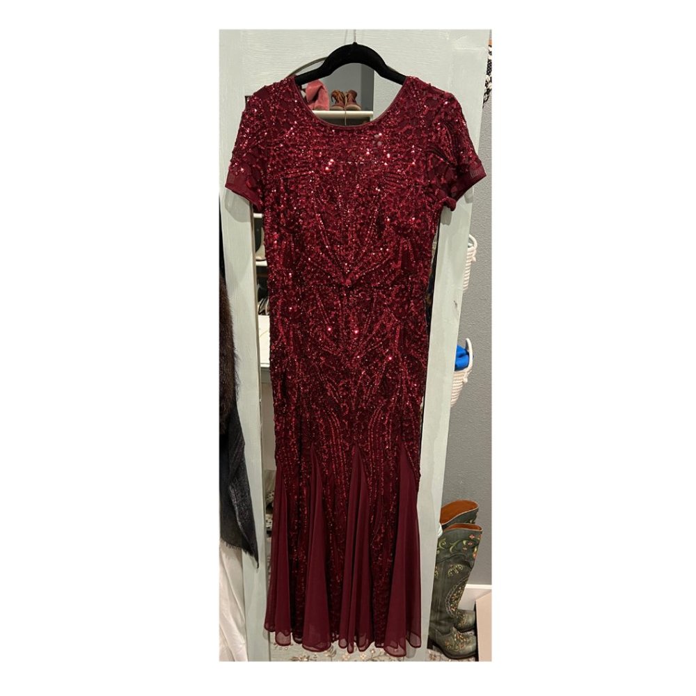 R. & M Richards Sequin Formal Gown
